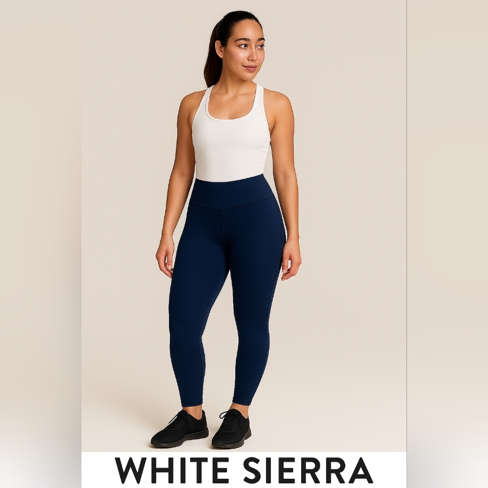 WHITE SIERRA Winter Fleece Outdoor Navy Blue Track Pants Joggers Relaxed Fit M